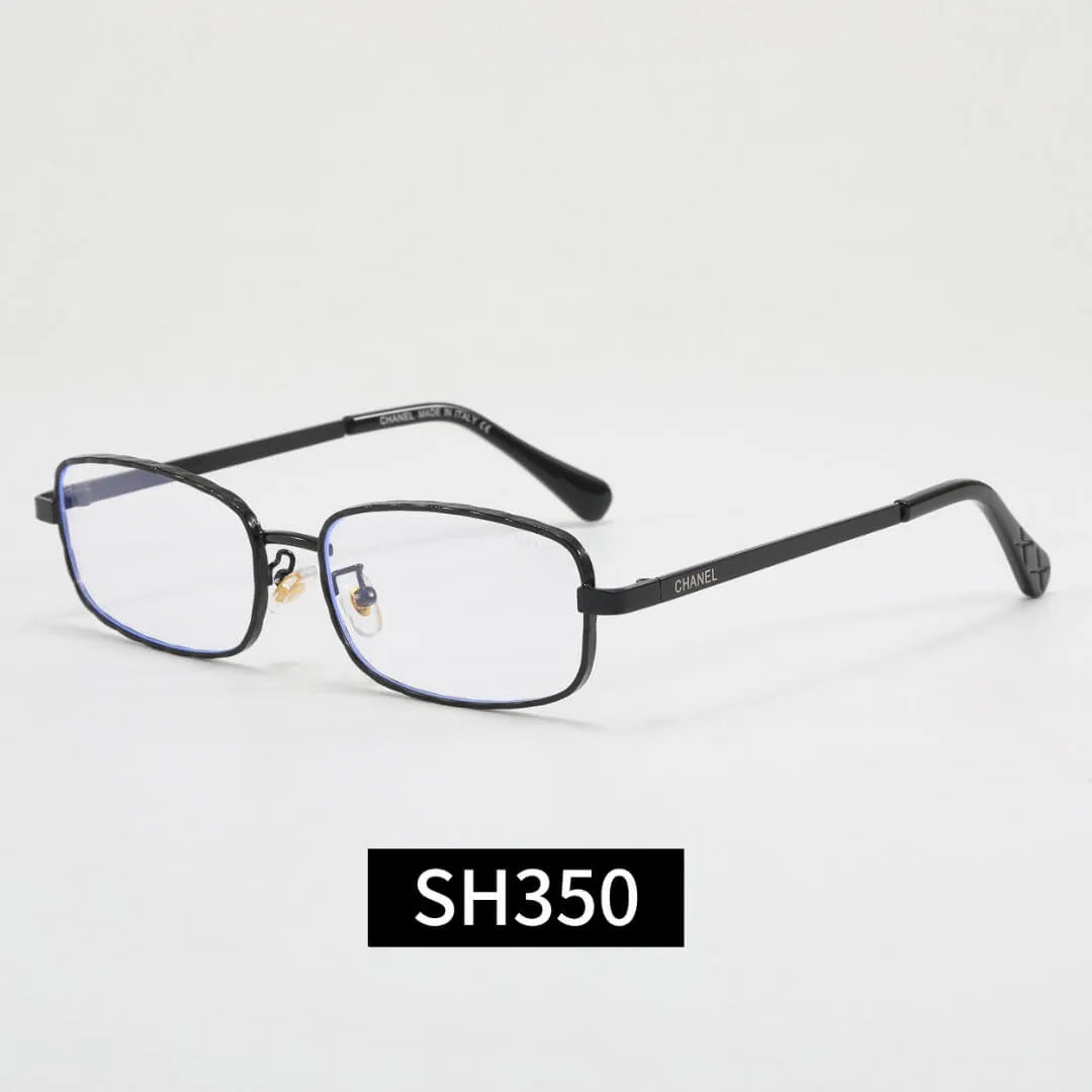 Slim Metal Narrow Rectangle Sunglasses