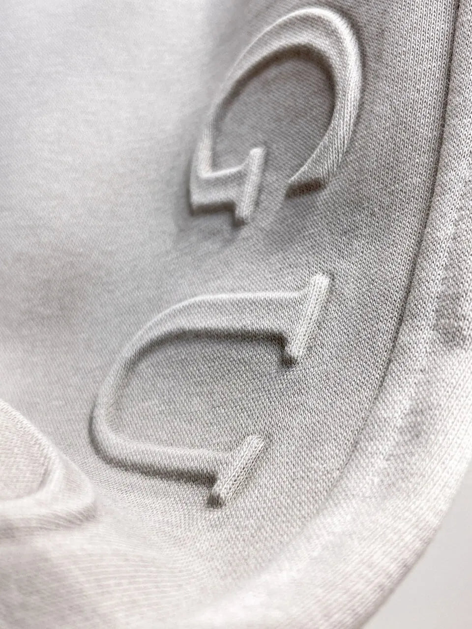 Side Embossed Drawstring‑Hem Pants