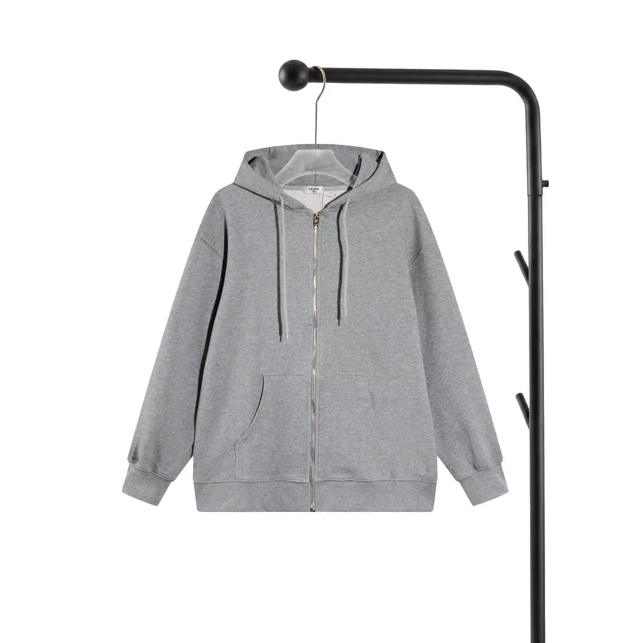 Letter Print Hooded Jacket