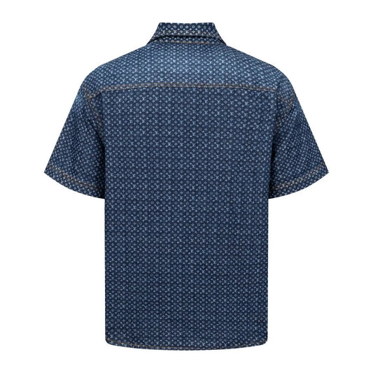 All‑Over Print Denim T‑Shirt