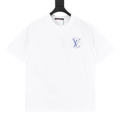 French Slogan Globe Back Print T-Shirt