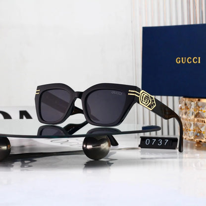 Metal Square Sunglasses