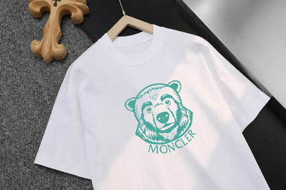 Bear Head Print T‑shirt