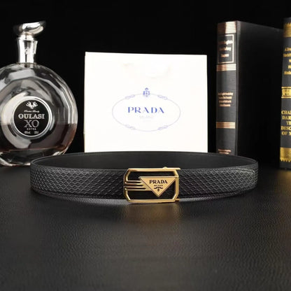 Classic Triangle Cut-Out Buckle Belt