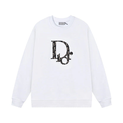 Classic Overlap Print Sweatshirt