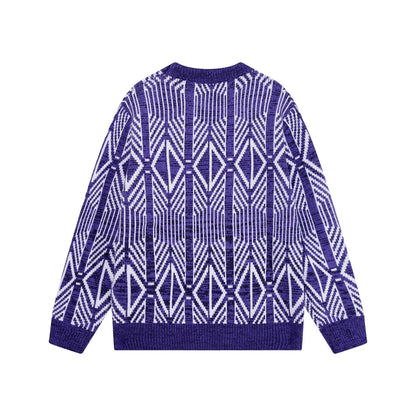 Geometric Jacquard Sweater