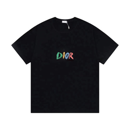 Colorful Graffiti Letter Print T-Shirt