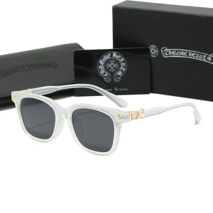 Cross Carved Wayfarer Sunglasses