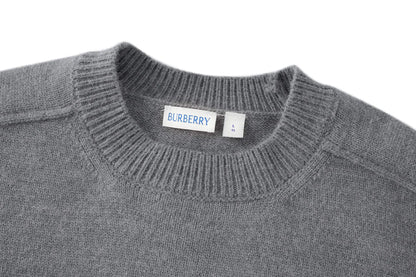 Solid Crew Neck Sweater