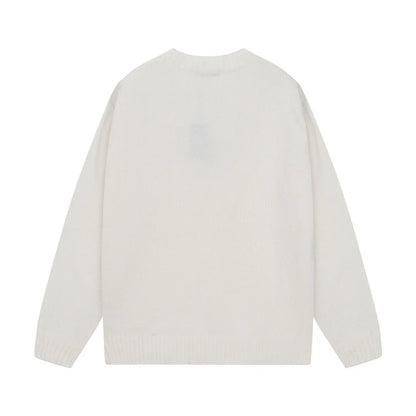 Tone‑on‑Tone Cream Sweater