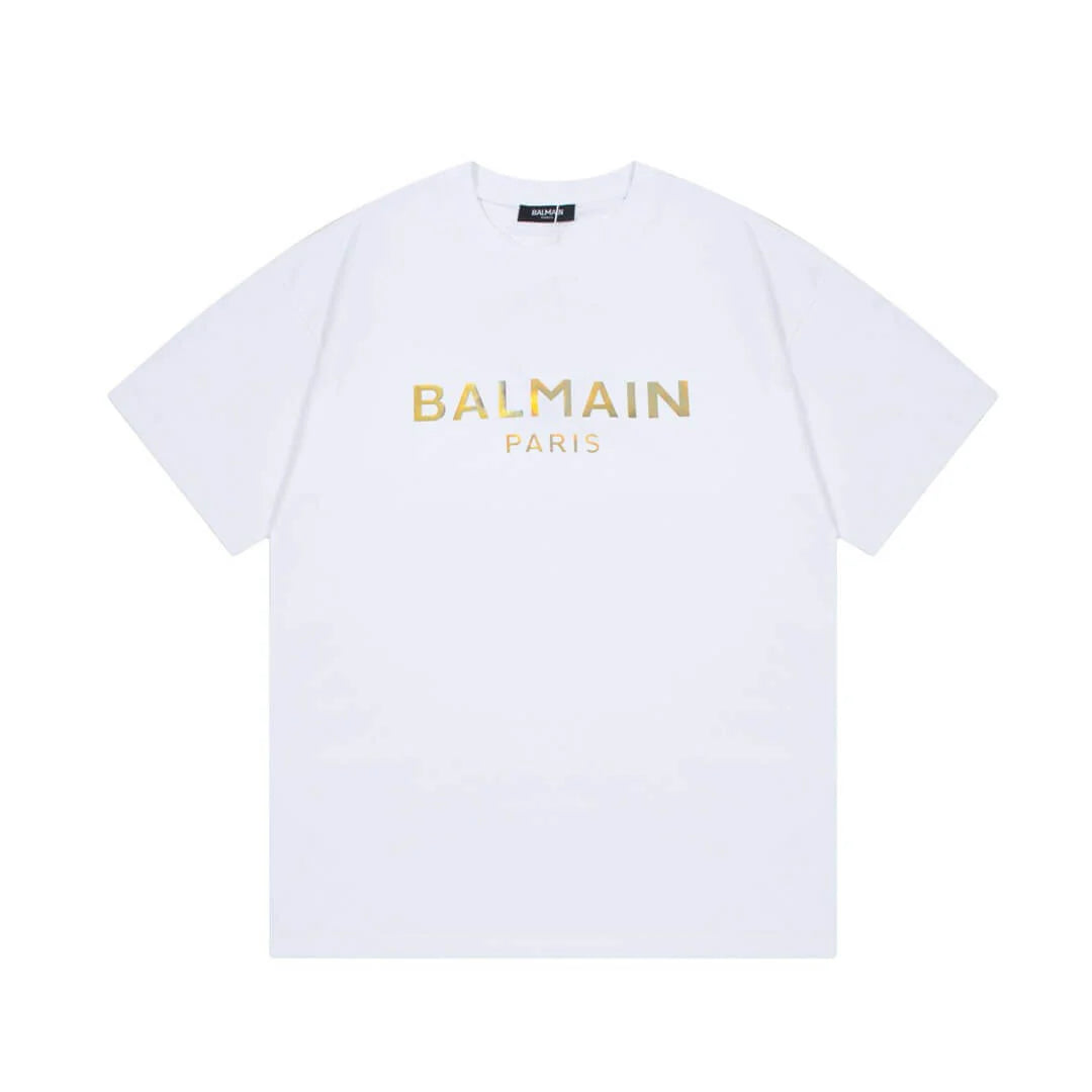 Foil Letter Print T-shirt