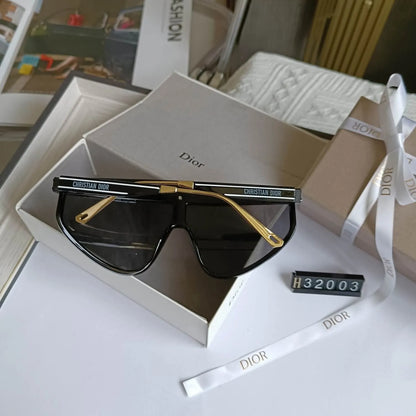 One-piece Aviator Shield Sunglasses