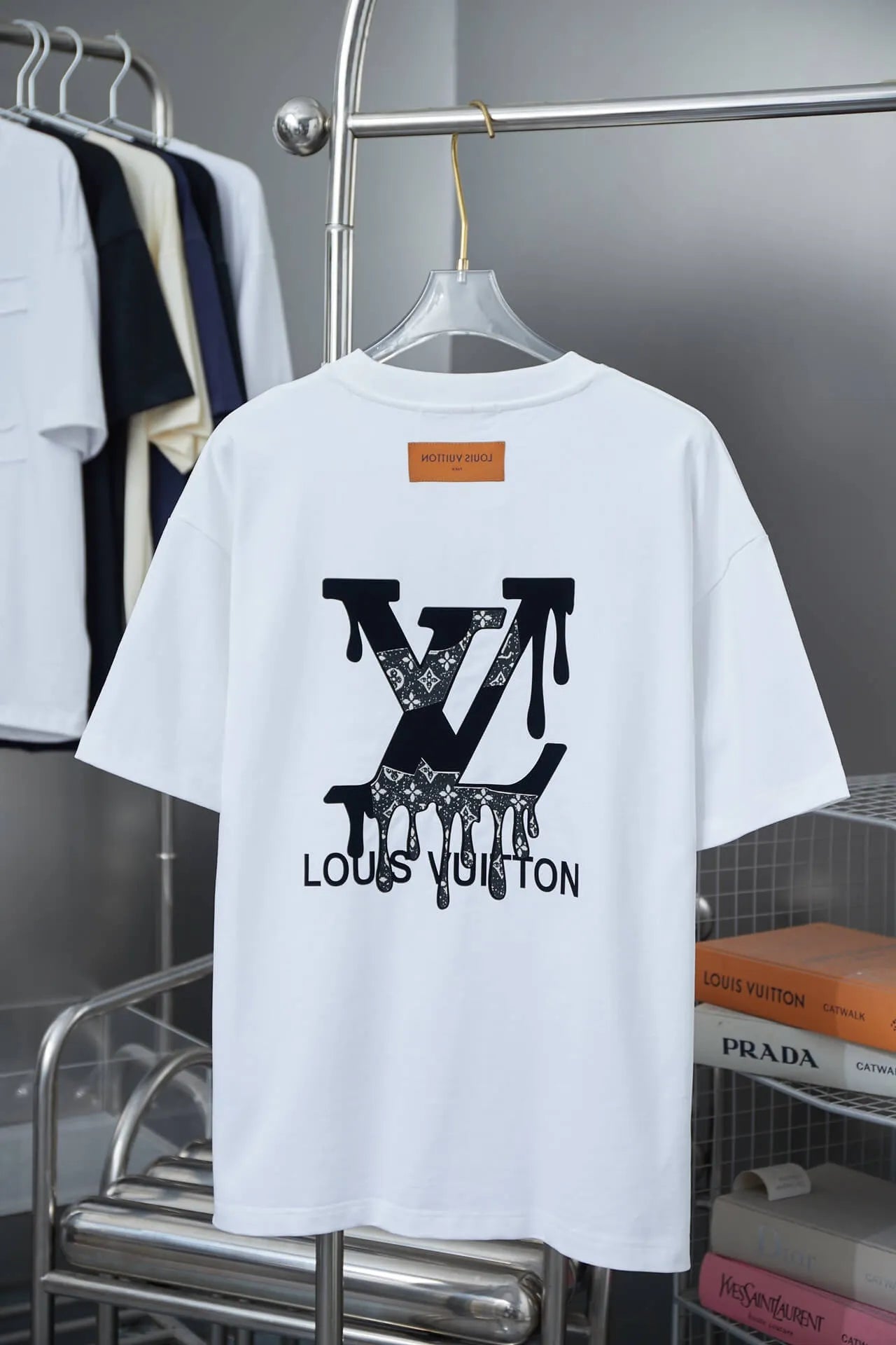 Back Melt Print Short Sleeve T‑Shirt