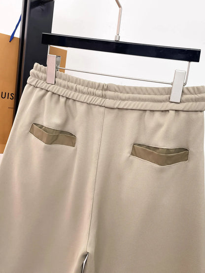 Color‑Block Zipper Cargo Shorts