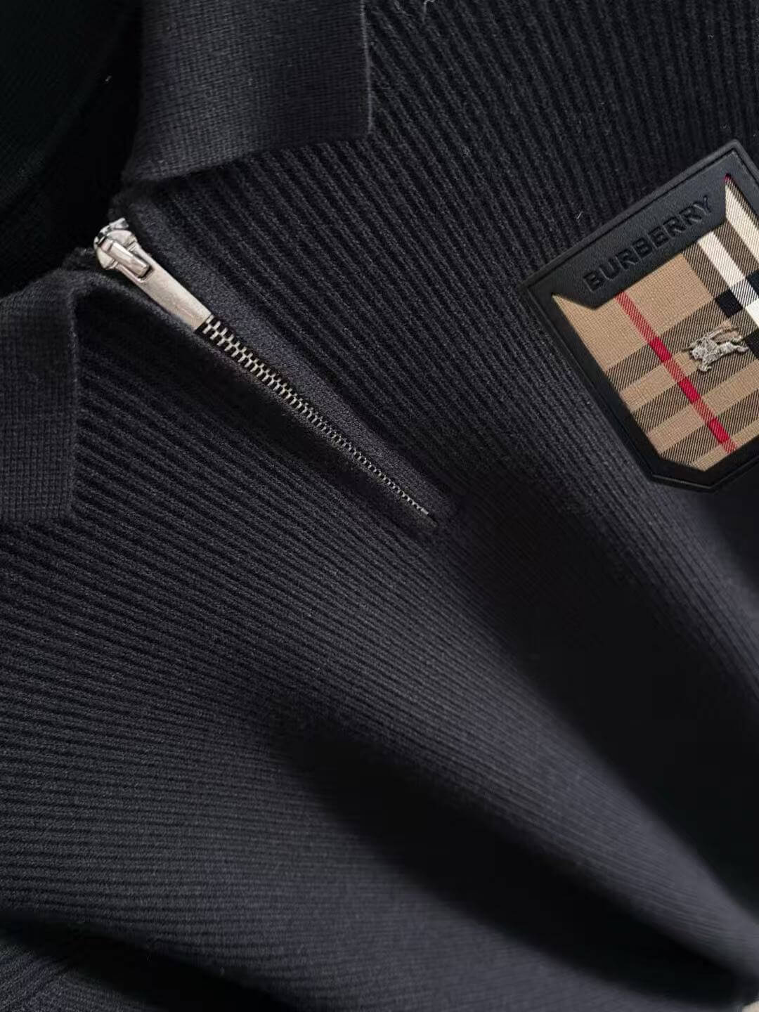 Pocket Plaid Sweatshirt
