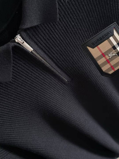 Pocket Plaid Sweatshirt