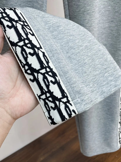 Side Tape Straight‑Leg sweatpants