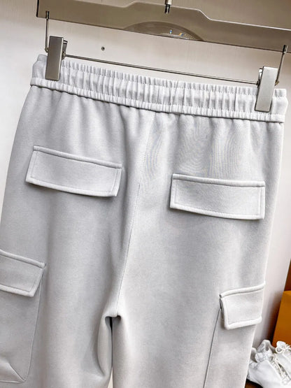 Badge Patch Multi‑Seam Cargo sweatpants