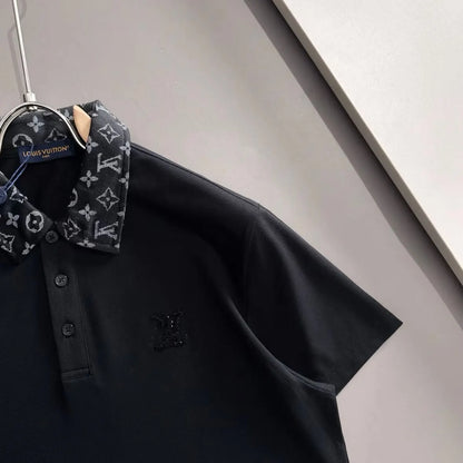 All‑Over Print Collared Polo Shirt