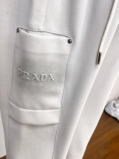 Dual‑Cargo Pocket Triangle  Pants