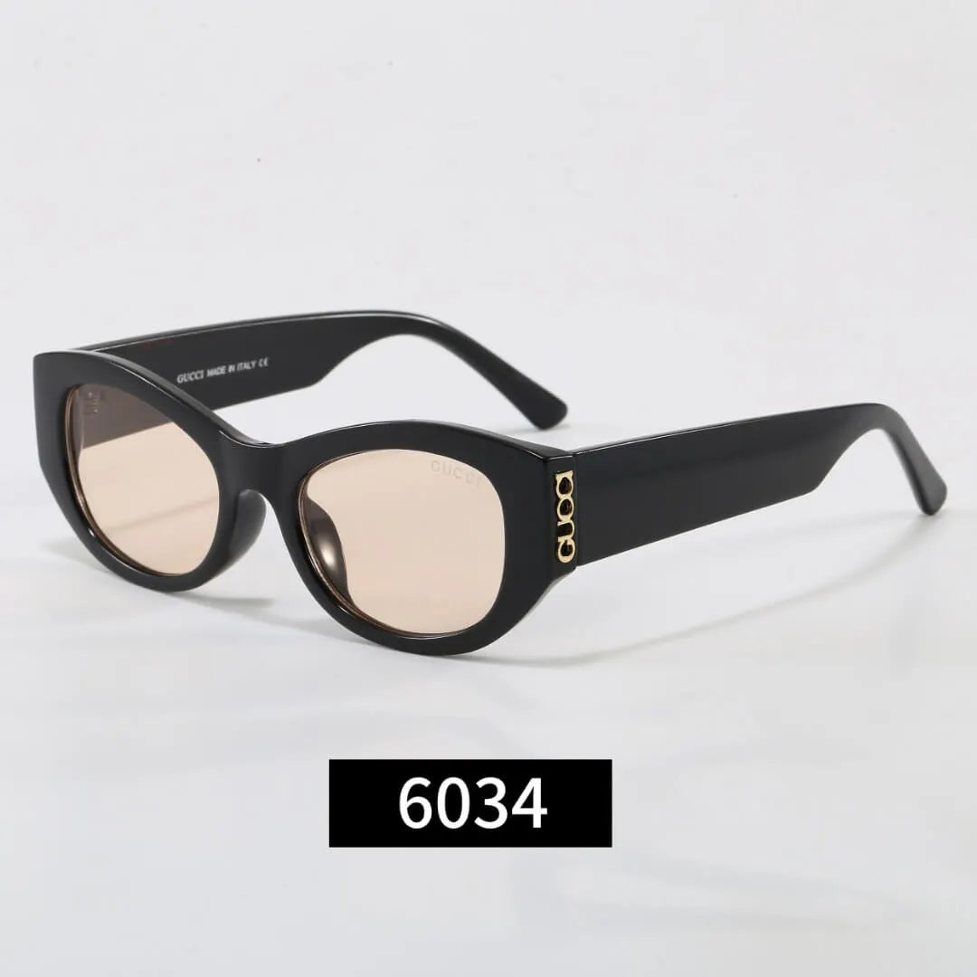 Cat-Eye Letter Sunglasses
