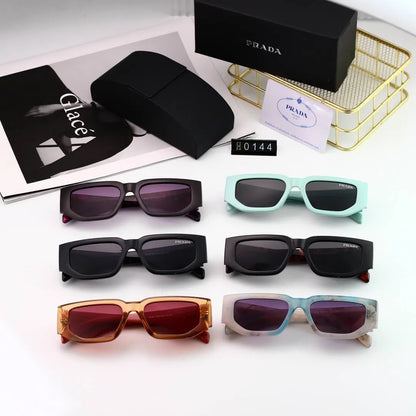 Trendy Narrow Rectangular Sunglasses