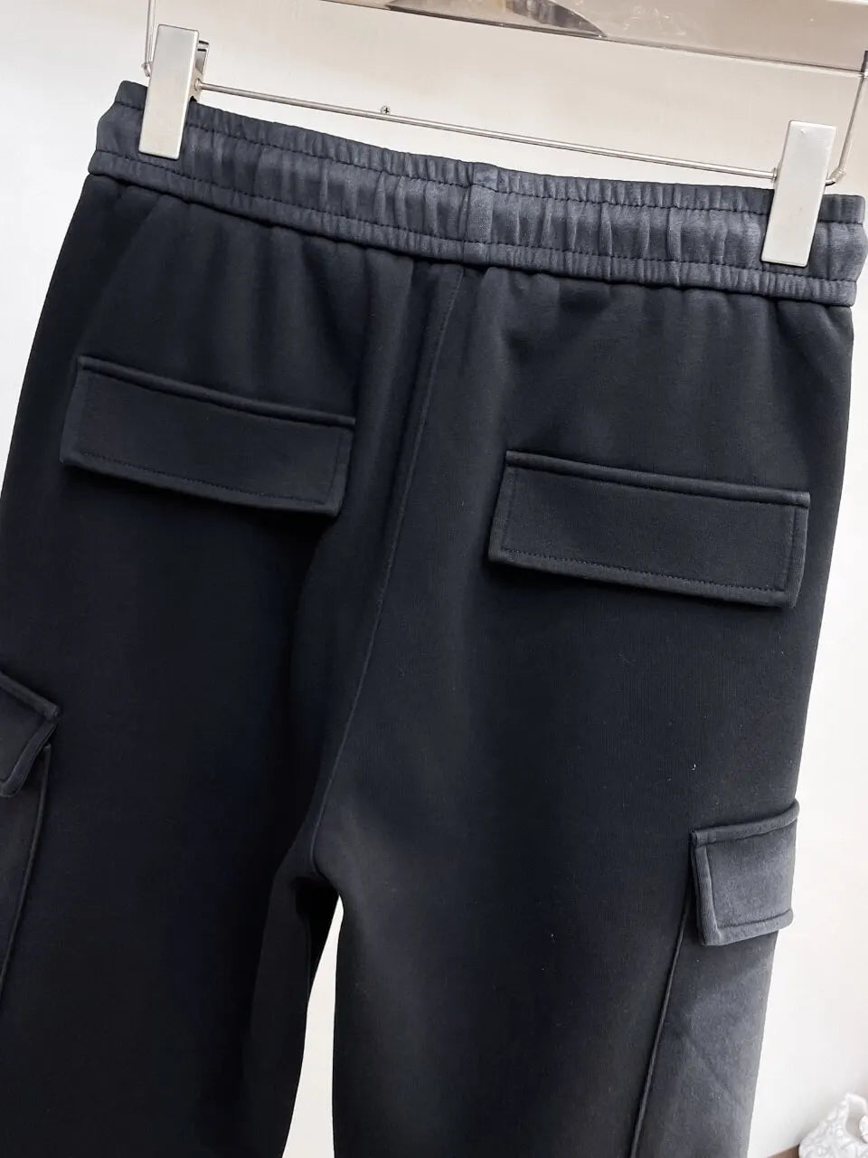 Patch‑Embroidered Cargo‑Style Pants
