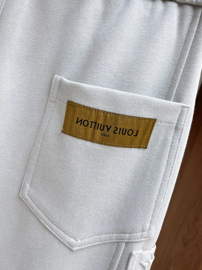 Embossed Monogram Cargo Pocket sweatpants