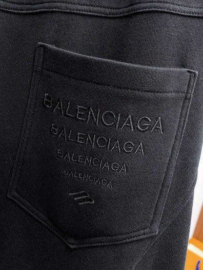 Geometric Stitching Adjustable‑hem Pants
