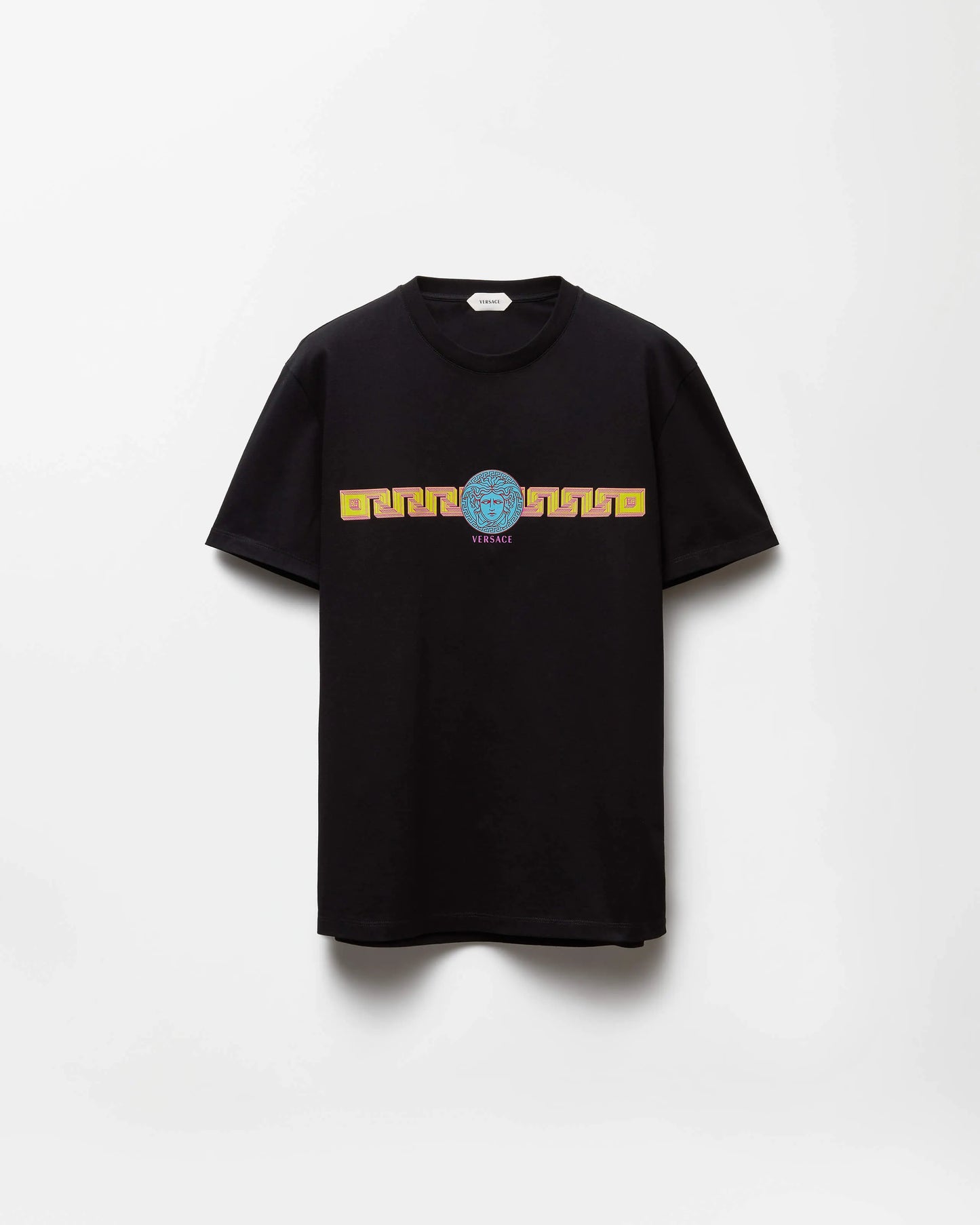 Blue Figure Print T‑Shirt