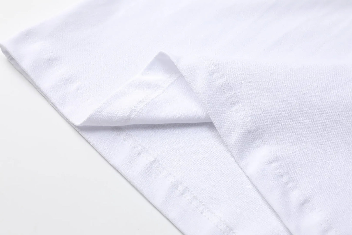 Blue Pattern Letter Print T-Shirt
