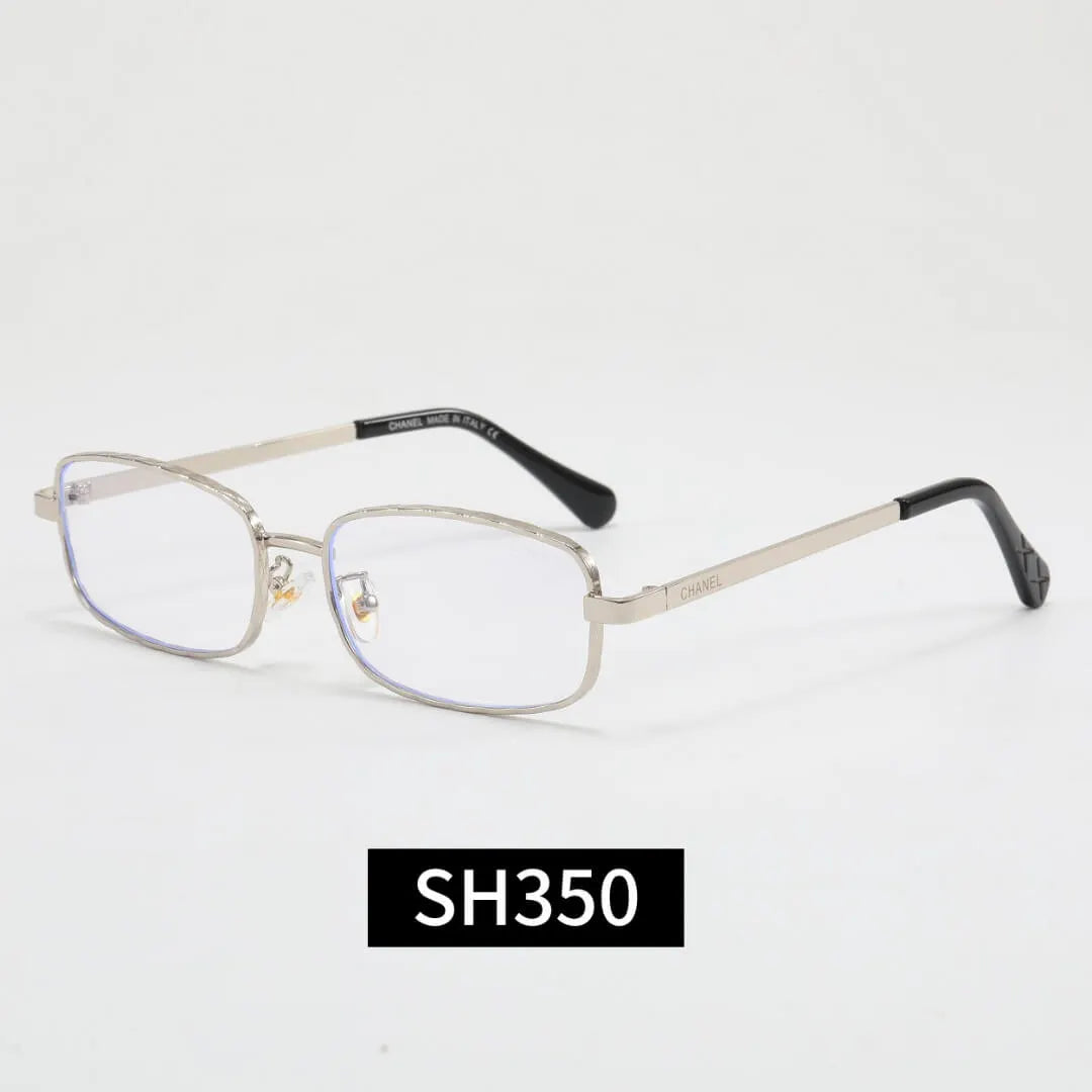 Slim Metal Narrow Rectangle Sunglasses
