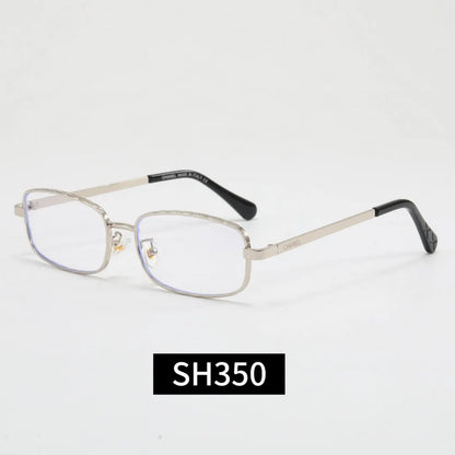 Slim Metal Narrow Rectangle Sunglasses