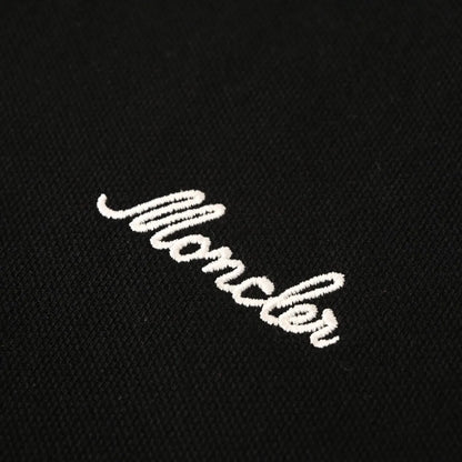 Embroidered Contrast Snap T-shirt