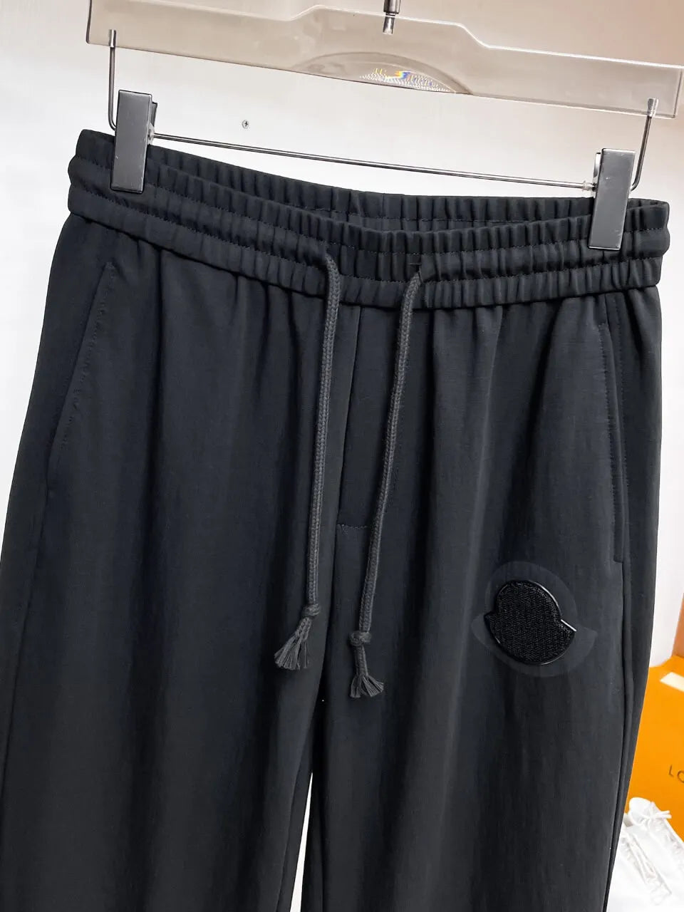 Circular Patch Loose Straight‑leg sweatpants