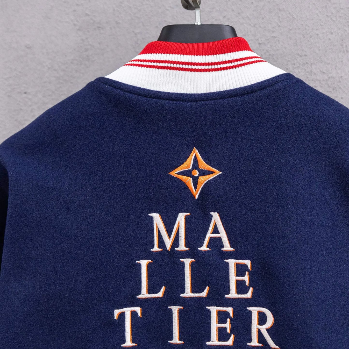 Letter Embroidered Baseball Jacket