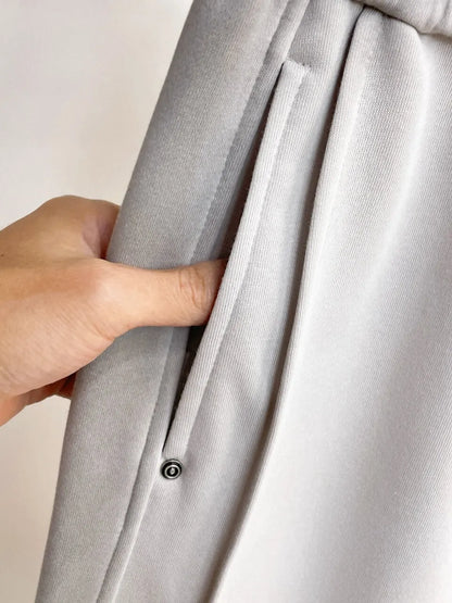 Side Repeating Print Loose‑Fit Pants