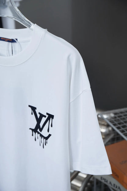 Back Melt Print Short Sleeve T‑Shirt