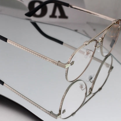 Vintage Slim Aviator Sunglasses