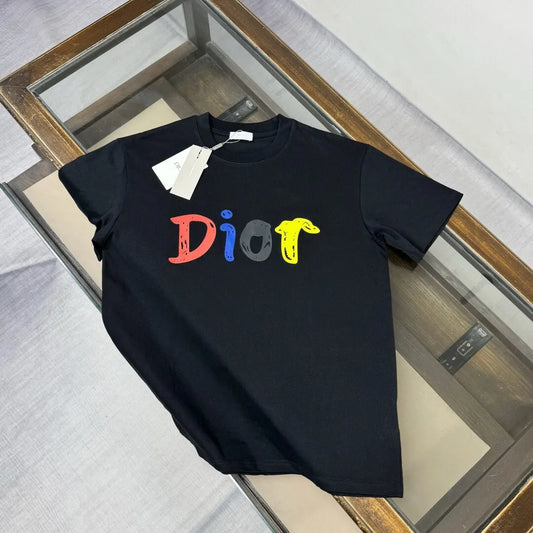 Rainbow Letter Print T-Shirt