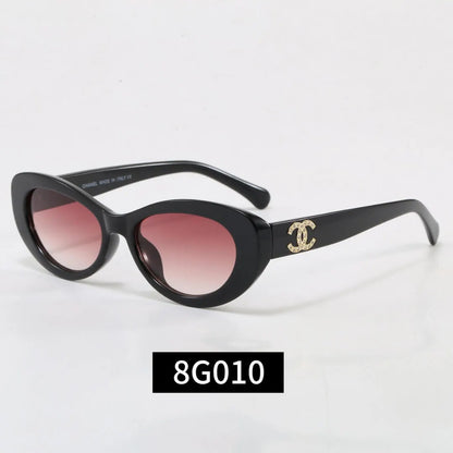 Retro Oval Luxury Women Sunglasses
