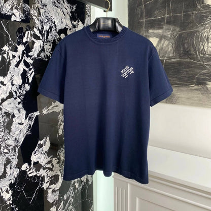 Brooch Detail Embroidered T-Shirt