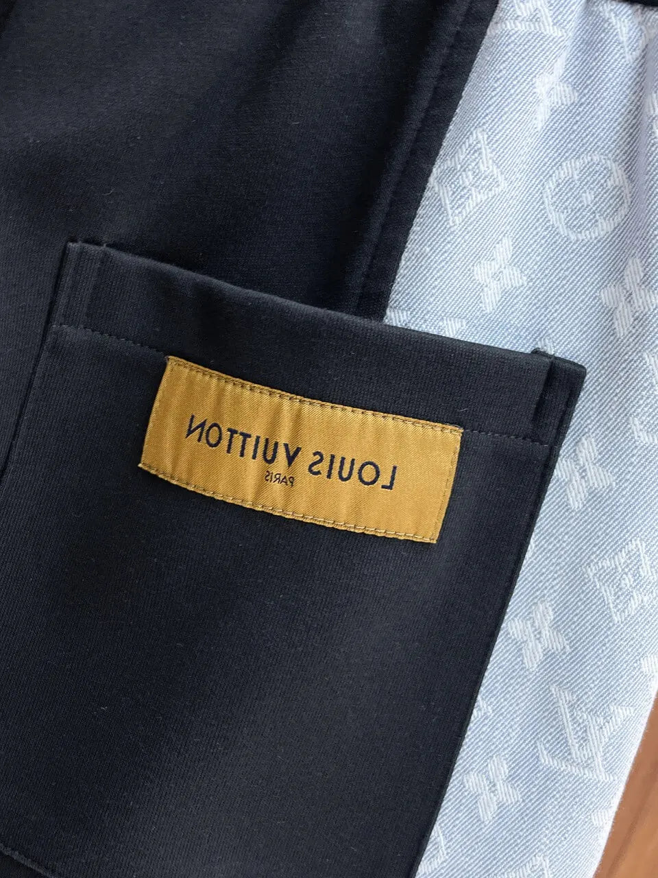 Monogram Color‑Block Straight‑Leg sweatpants