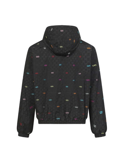 Color Jacquard Canvas Jacket