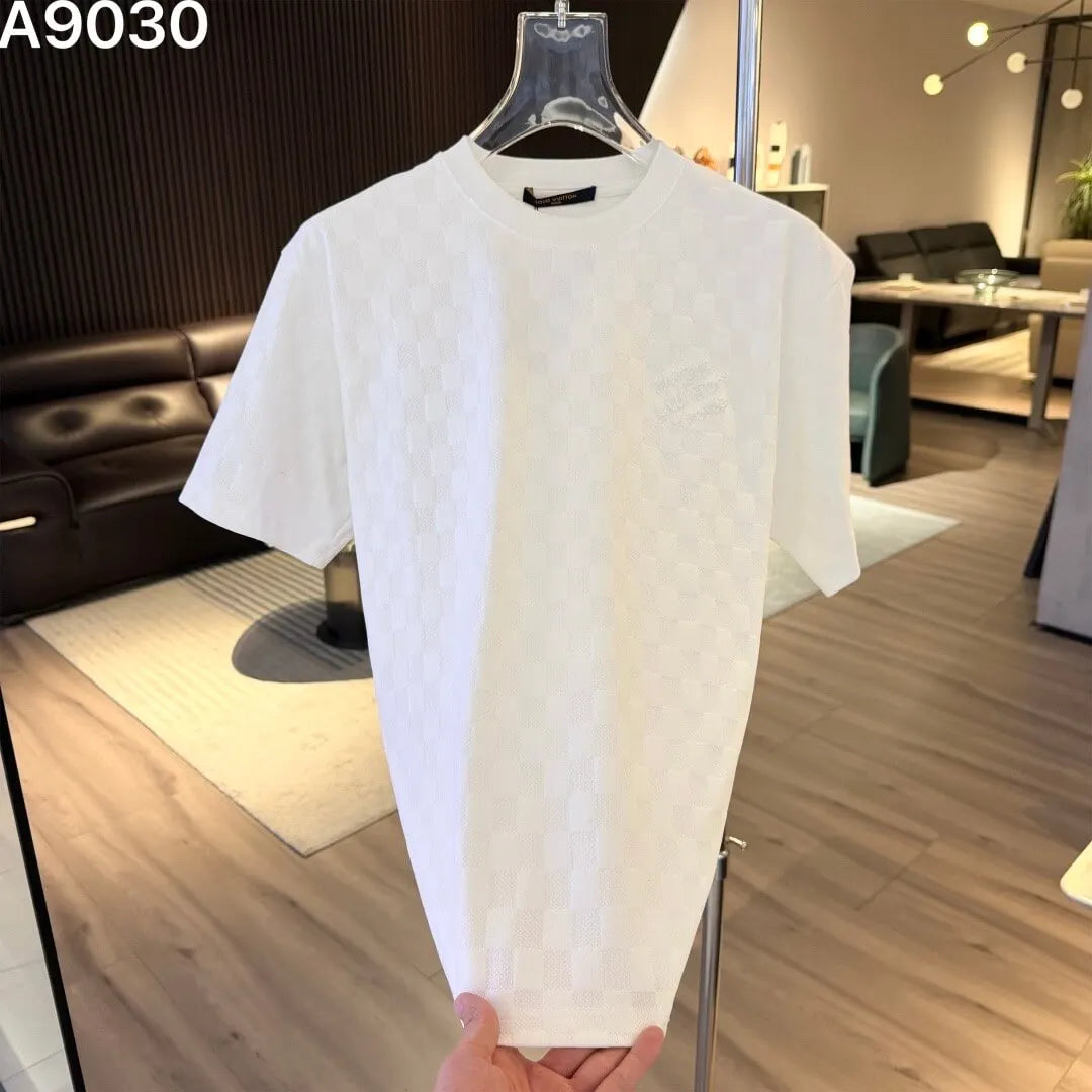 Plaid Design T‑Shirt
