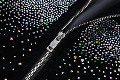 Rhinestone Square Jacket