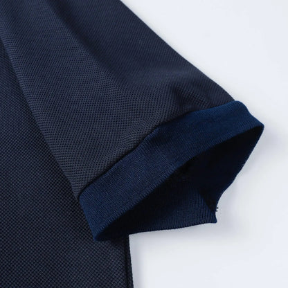 Letter‑Embroidered Polo Shirt