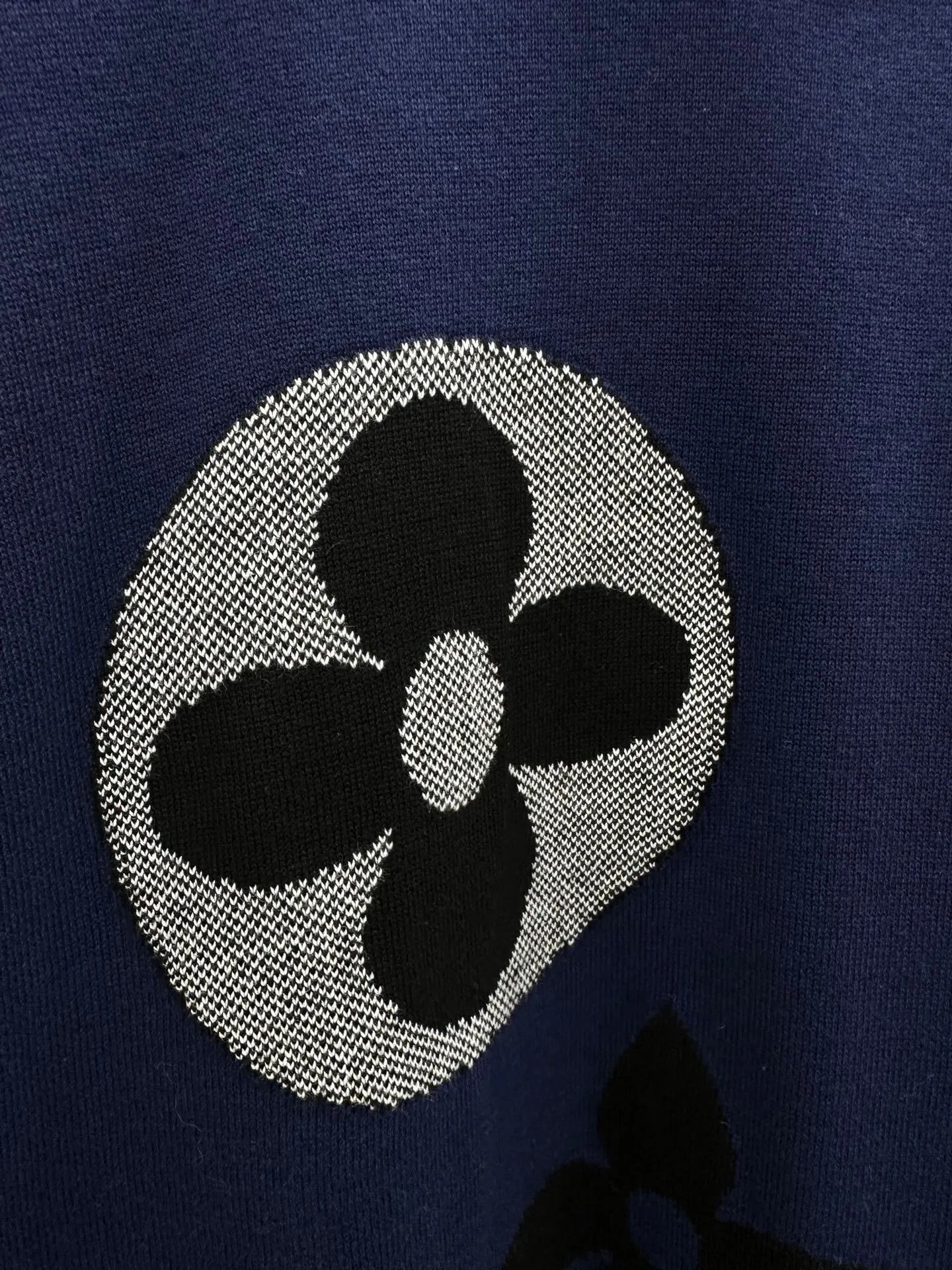 Art Printed Knitted T-Shirt