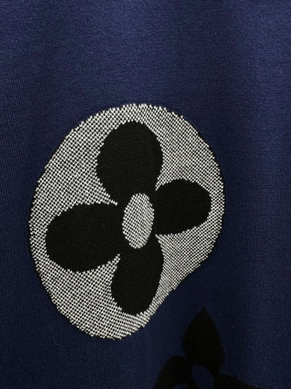 Art Printed Knitted T-Shirt