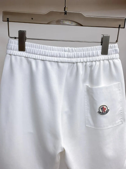 Ribbed Side Tape Badge Shorts